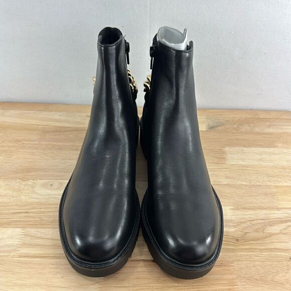 Nine West Talles Lug Sole Booties- Black- Size 8.5 M (Medium)- NIB - Picture 2 of 7